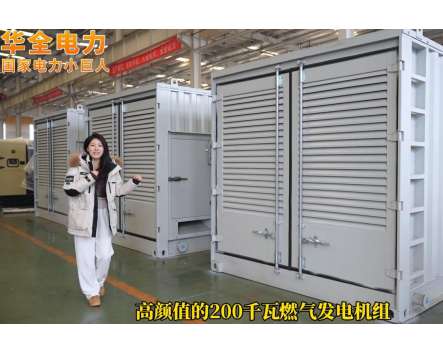 華全電力集裝箱燃氣發電機組，俄羅斯客戶定制，馬上發貨
